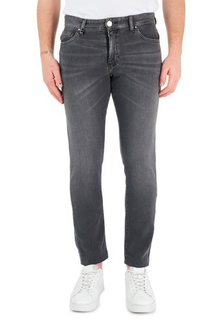Armani Exchange - Armani Exchange Pamuklu Slim Fit J14 Jeans Erkek Kot Pantolon 3KZJ14 Z5QMZ 0903 GRİ (1)