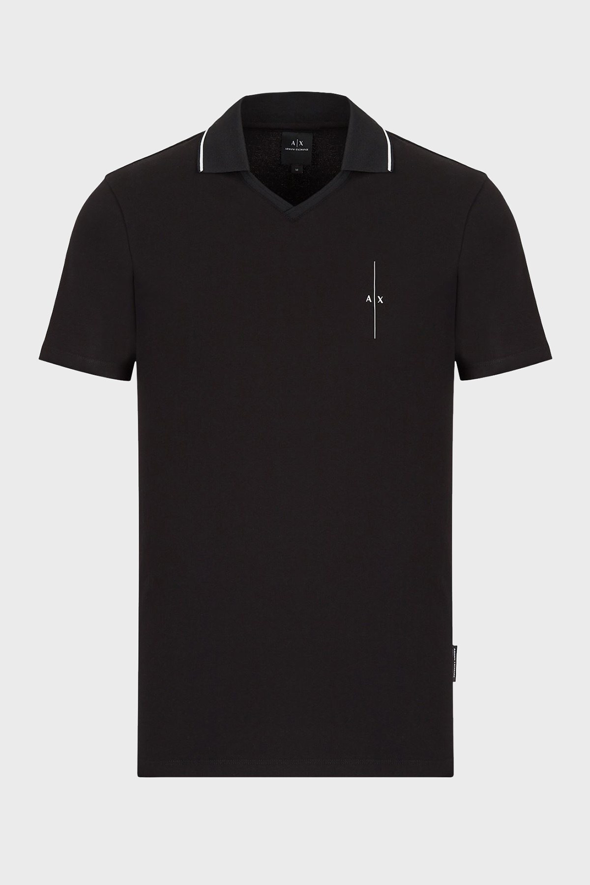 Armani Exchange Pamuklu Slim Fit T Shirt Erkek Polo 3LZFFB ZJ1VZ 1200 SİYAH