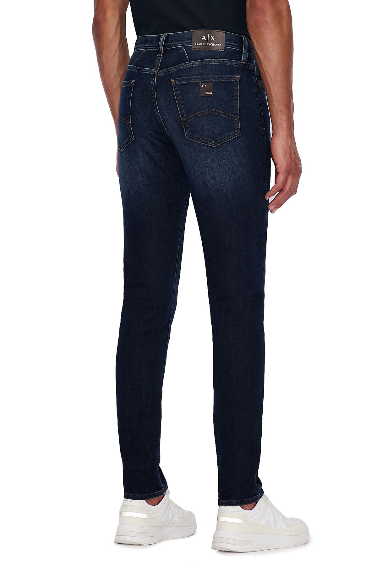 Armani Exchange Pamuklu Super Skinny J33 Jeans Erkek Kot Pantolon 3KZJ33 ZAQMZ 1500 LACİVERT