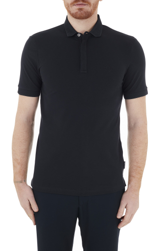Armani Exchange Pamuklu T Shirt Erkek Polo 8NZF91 ZJ81Z 1510 LACİVERT - 1