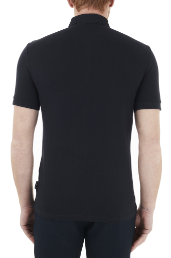 Armani Exchange Pamuklu T Shirt Erkek Polo 8NZF91 ZJ81Z 1510 LACİVERT - 2