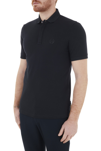 Armani Exchange Pamuklu T Shirt Erkek Polo 8NZF91 ZJ81Z 1510 LACİVERT - 5