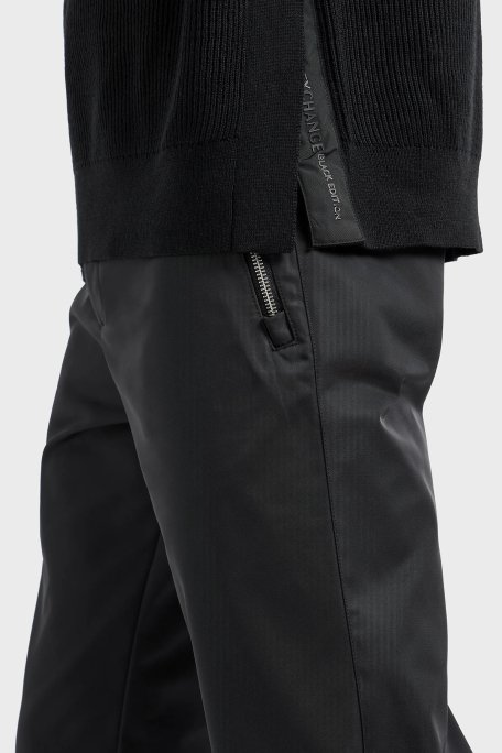 Armani Exchange Pamuklu ve Yünlü Regular Fit Bisiklet Yaka Erkek Kazak XM000029 AF10348 UC001 SİYAH - 2