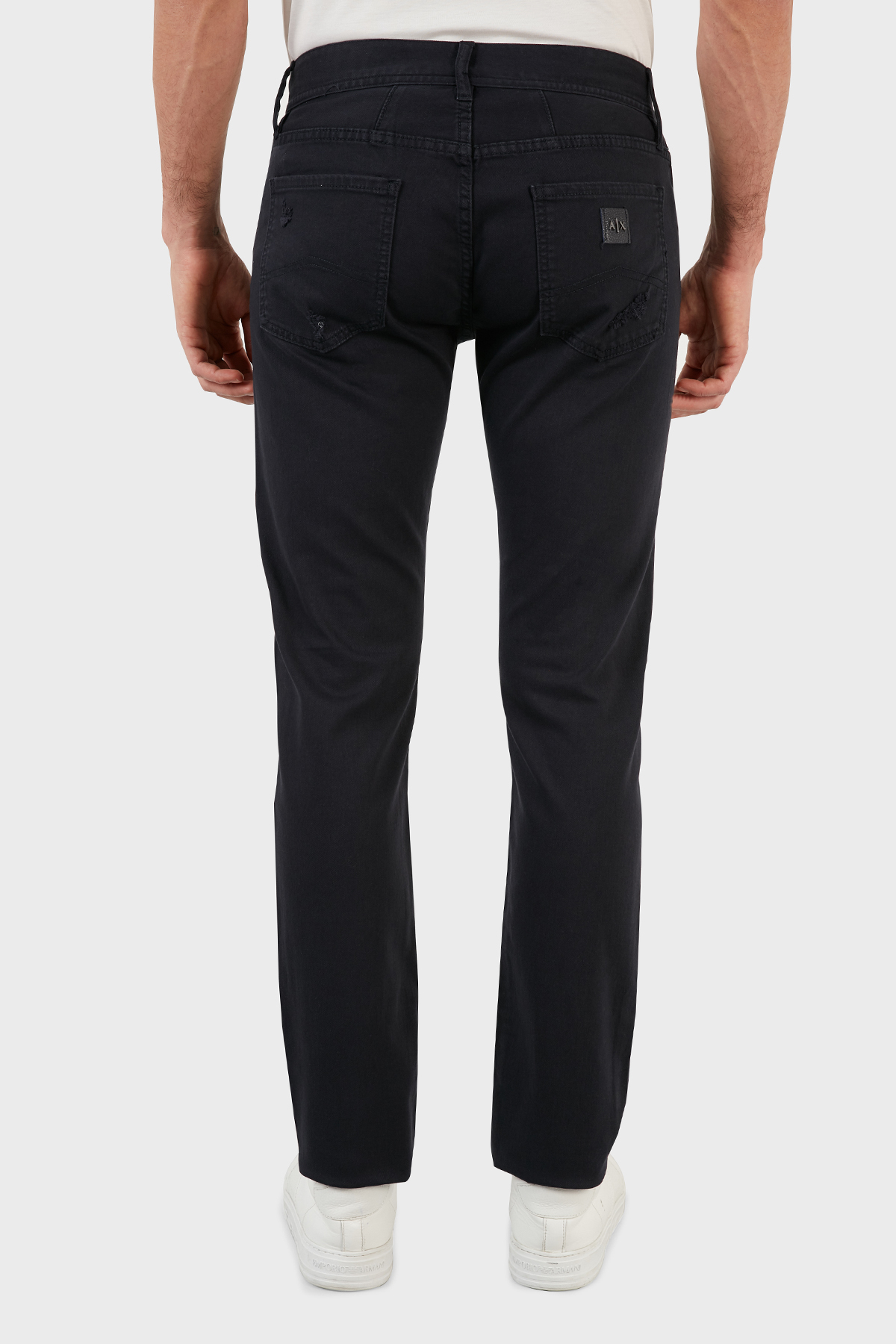 Armani Exchange Pamuklu Yüksek Bel J13 Jeans Erkek Kot Pantolon 6KZJ13 Z1AAZ 1510 LACİVERT