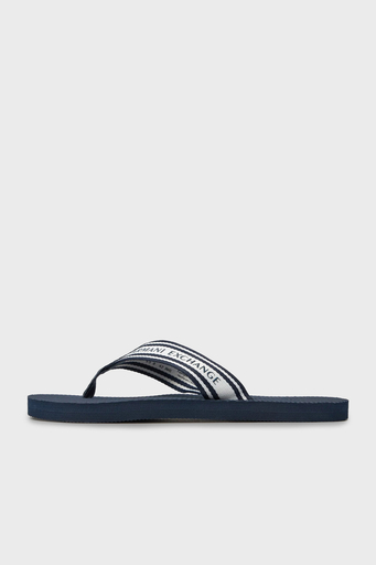 Armani Exchange Parmak Arası Erkek Terlik XUQ005 XV822 T728 LACİVERT-BEYAZ - 6
