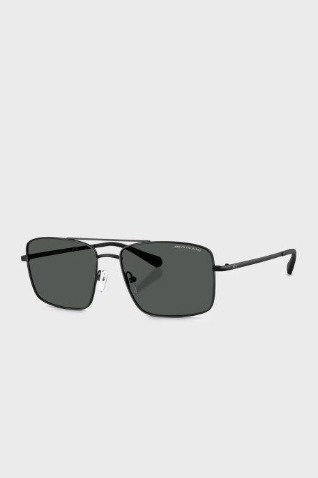 Armani Exchange Pilot Güneş Erkek Gözlük 0AX2054S 600087 57 Mat Siyah-Koyu Gri - 5