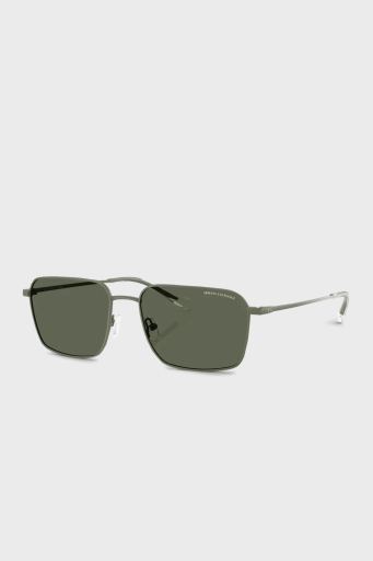 Armani Exchange Polikarbon Dikdörtgen Güneş Erkek Gözlük 0AX2053S 612471 57 Mat Yeşil-Koyu Yeşil - 1