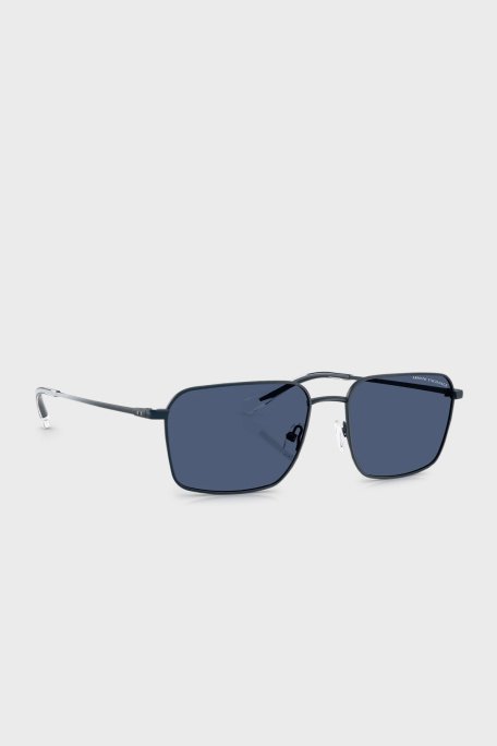 Armani Exchange Polikarbon Güneş Erkek Gözlük 0AX2053S 609980 57 Mat Mavi-Koyu Mavi - 6