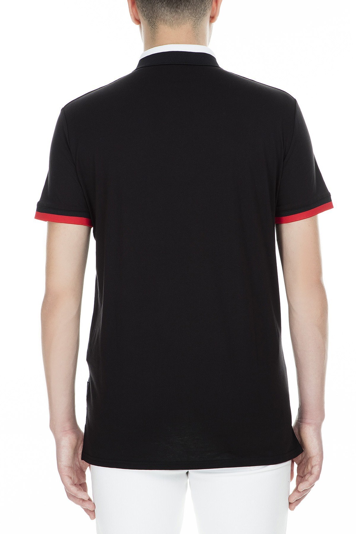 Armani Exchange Polo Erkek T Shirt 3GZF84 ZJJ2Z 1200 SİYAH