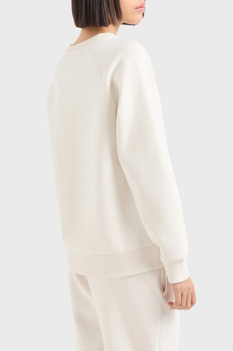 Armani Exchange Regular Fit Bisiklet Yaka Bayan Sweat 6DYM55 YJFPZ 1130 BEYAZ - 2