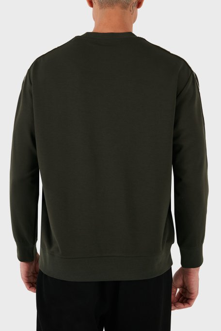 Armani Exchange Regular Fit Bisiklet Yaka Erkek Sweat 8NZMSG Z9N1Z 1832 HAKİ - 3