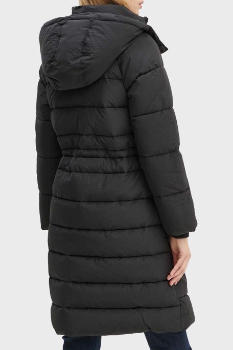 Armani Exchange Regular Fit Çıkarılabilir Kapüşonlu Şişme Bayan Mont XW000026 AF10248 UC001 SİYAH - 3