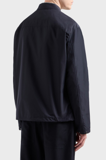 Armani Exchange Regular Fit Çıtçıt Düğmeli Cepli Erkek Gömlek Ceket XM000209 AF12012 UB101 LACİVERT - 2