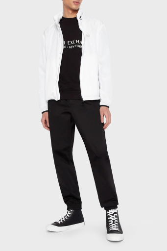 Armani Exchange Regular Fit Dik Yaka Mevsimlik Erkek Mont 8NZB07 ZNWFZ 1100 BEYAZ - 7