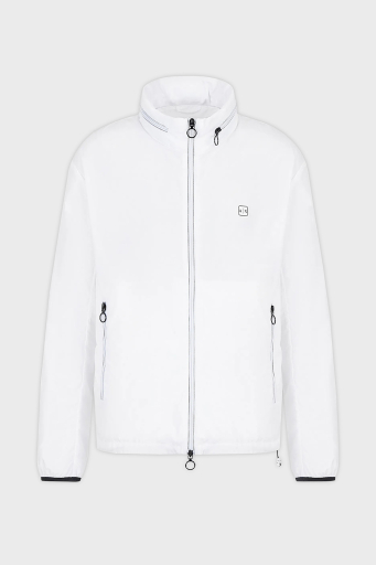 Armani Exchange Regular Fit Dik Yaka Mevsimlik Erkek Mont 8NZB07 ZNWFZ 1100 BEYAZ - 10