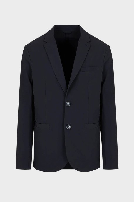 Armani Exchange Regular Fit Düğmeli Blazer Erkek Ceket 8NZG49 ZNYZZ 1583 LACİVERT - 5