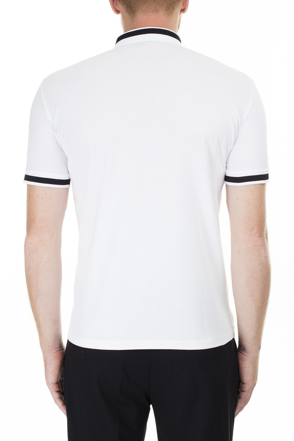 Armani Exchange Regular Fit Düğmeli T Shirt Erkek Polo 3HZFLB ZJH4Z 1100 BEYAZ