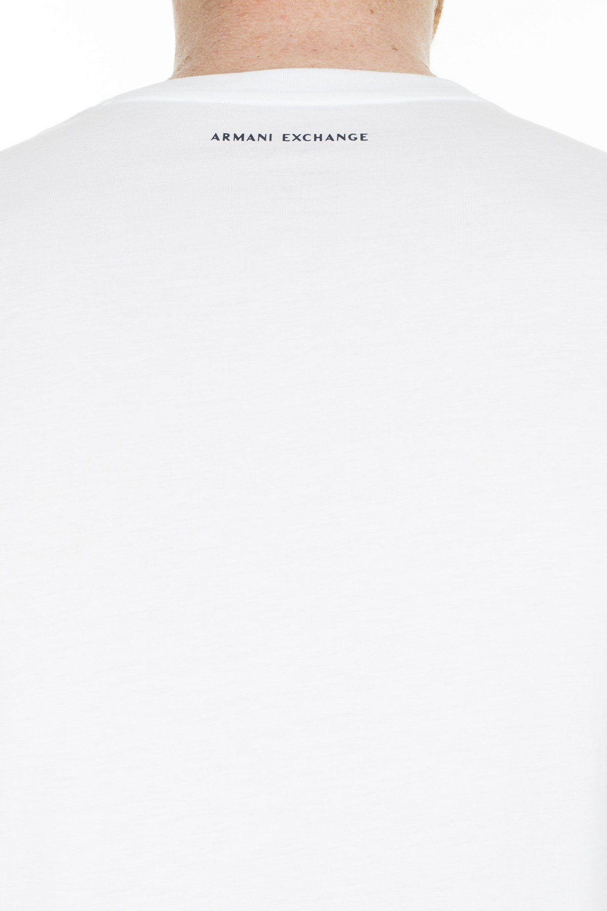 Armani Exchange Regular Fit Erkek T Shirt 3HZTAB ZJA5Z 1100 BEYAZ
