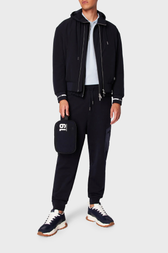 Armani Exchange Regular Fit Kapüşonlu Erkek Ceket 3DZBL9 ZN3FZ 1583 LACİVERT - 2