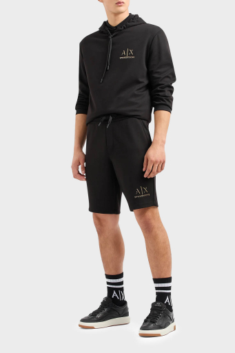 Armani Exchange Regular Fit Kapüşonlu Erkek Sweat 3DZMSB Z9N1Z 1200 SİYAH - 2