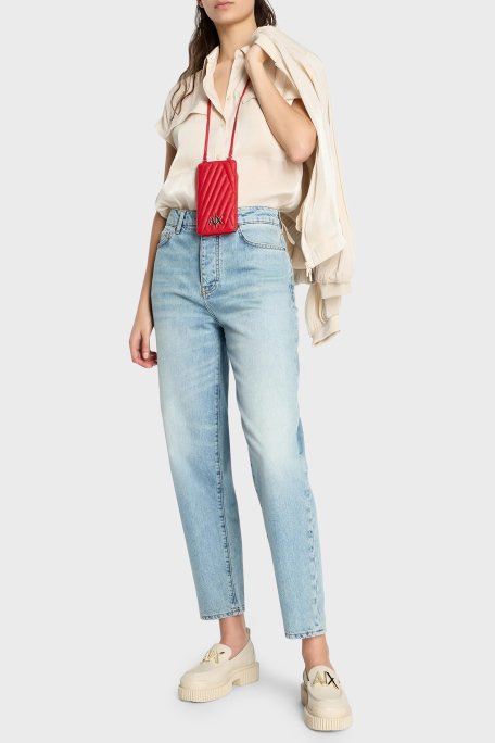 Armani Exchange Regular Fit Kısa Kollu Bayan Gömlek 3DYC19 YNUUZ 1787 BEJ - 2