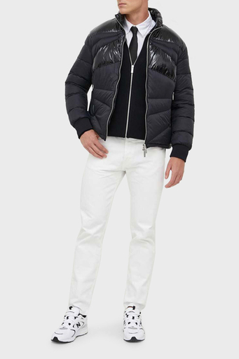 Armani Exchange Regular Fit Ördek Tüyü Dolgulu Şişme Erkek Mont 6RZBL4 ZN2RZ 1200 SİYAH - 4