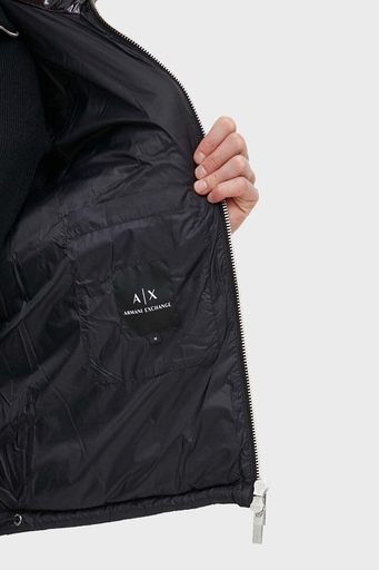 Armani Exchange Regular Fit Ördek Tüyü Dolgulu Şişme Erkek Mont 6RZBL4 ZN2RZ 1200 SİYAH - 5