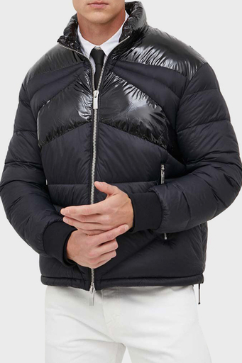 Armani Exchange Regular Fit Ördek Tüyü Dolgulu Şişme Erkek Mont 6RZBL4 ZN2RZ 1200 SİYAH - 8
