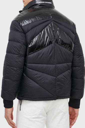 Armani Exchange Regular Fit Ördek Tüyü Dolgulu Şişme Erkek Mont 6RZBL4 ZN2RZ 1200 SİYAH - 9