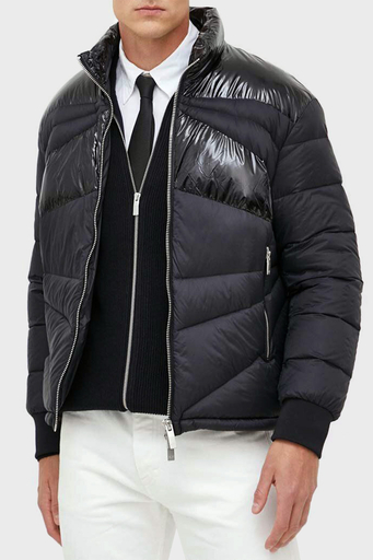 Armani Exchange Regular Fit Ördek Tüyü Dolgulu Şişme Erkek Mont 6RZBL4 ZN2RZ 1200 SİYAH - 10