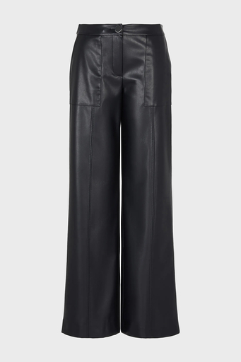 Armani Exchange Regular Fit Yüksek Bel Bayan Pantolon 6DYP23 YNNNZ 1200 SİYAH - 4