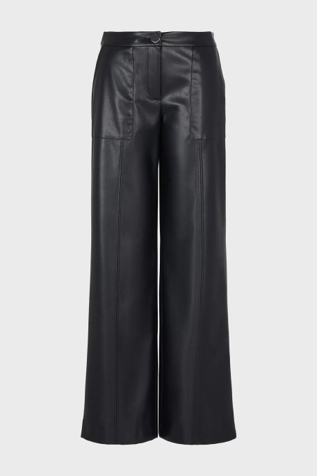 Armani Exchange Regular Fit Yüksek Bel Bayan Pantolon 6DYP23 YNNNZ 1200 SİYAH - 4