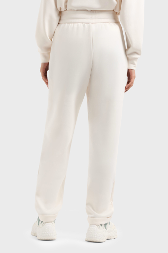 Armani Exchange Regular Fit Yüksek Bel Düz Paça Jogger Bayan Pantolon XW000096 AF10804 U1003 EKRU - 2