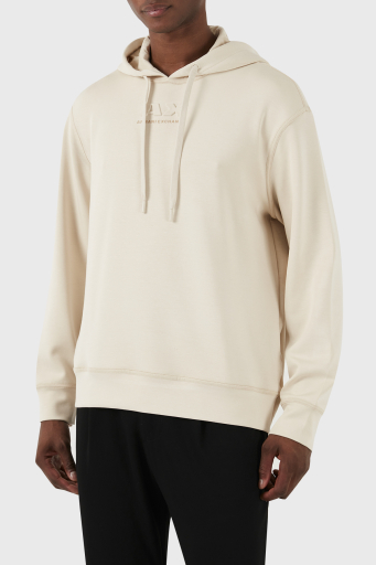 Armani Exchange Relaxed Fit Kapüşonlu Erkek Sweat 3DZMAB ZJUBZ 1792 BEJ - 4