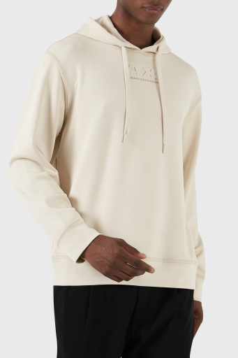 Armani Exchange Relaxed Fit Kapüşonlu Erkek Sweat 3DZMAB ZJUBZ 1792 BEJ - 5