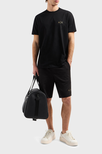 Armani Exchange Relaxed Fit Lastikli Bel Logolu Erkek Short XM000334 AF12269 UC001 SİYAH - 3