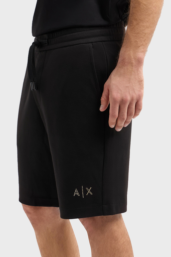 Armani Exchange Relaxed Fit Lastikli Bel Logolu Erkek Short XM000334 AF12269 UC001 SİYAH - 4