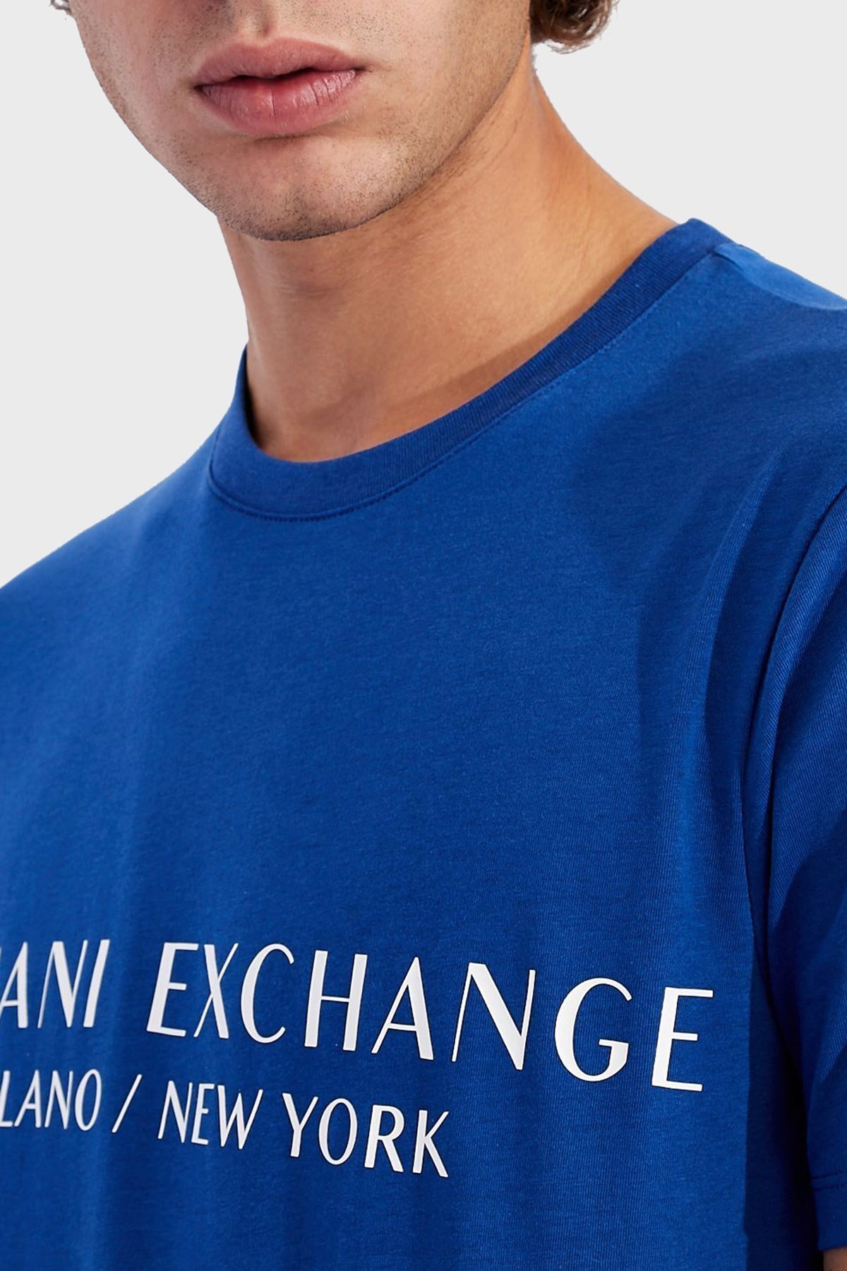Armani Exchange Regular Fit Bisiklet Yaka % 100 Pamuk Erkek T Shirt 8NZT72 Z8H4Z 1507 SAKS
