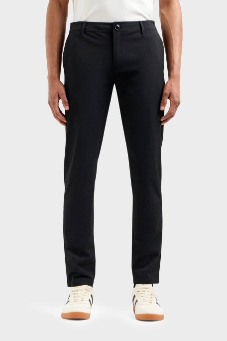 Armani Exchange Slim Fit Daralan Paça Klasik Erkek Pantolon 8NZP49 ZNYZZ 1200 SİYAH - 1