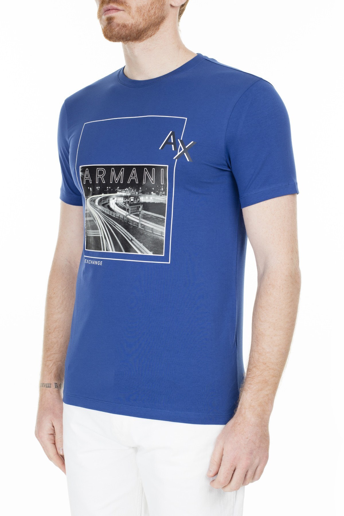 Armani Exchange Slim Fit Erkek T Shirt 3HZTGH ZJE6Z 1511 SAKS