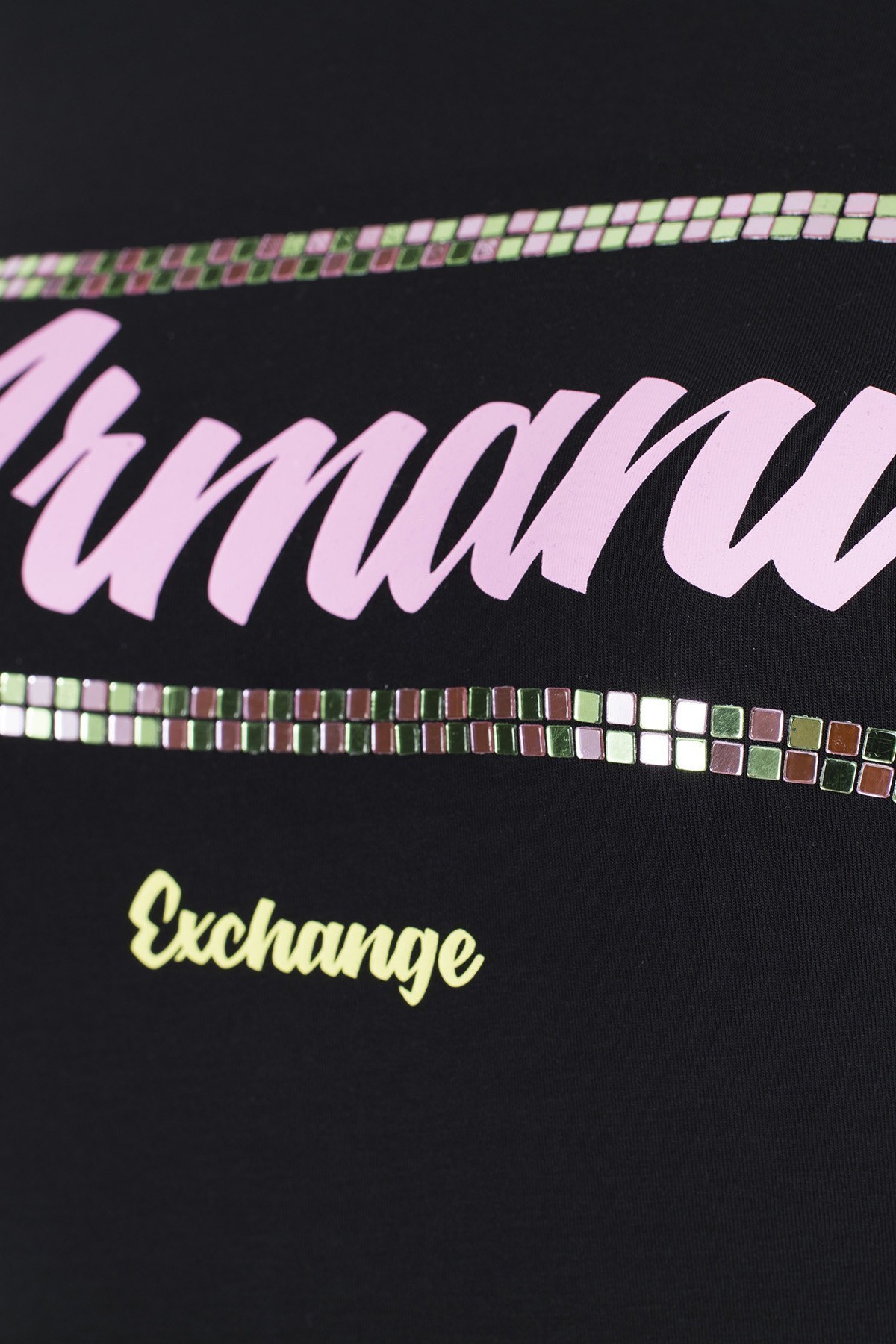 Armani Exchange Slim Fit Kadın T Shirt 3HYTAF YJC7Z 1200 SİYAH