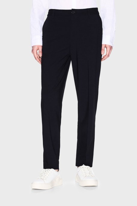 Armani Exchange Slim Fit Normal Bel Düz Paça Kumaş Erkek Pantolon XM000346 AF10897 UC001 SİYAH - 3