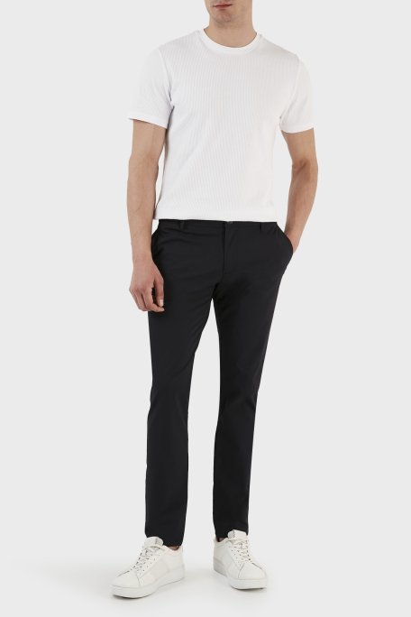 Armani Exchange Slim Fit Orta Bel Dar Paça Erkek Pantolon 8NZP49 ZNYZZ 1583 LACİVERT - 1