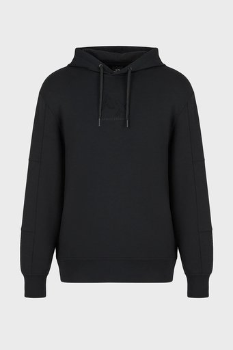 Armani Exchange Streç İnterlok Kapüşonlu Regular Fit Erkek Sweat 3RZMHE ZJZDZ 1200 SİYAH - 3
