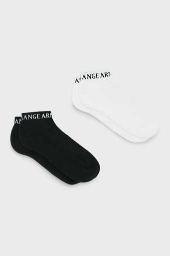 Armani Exchange Streç Pamuklu 2 Pack Erkek Çorap 956013 CC406 54510 SİYAH-BEYAZ - 1