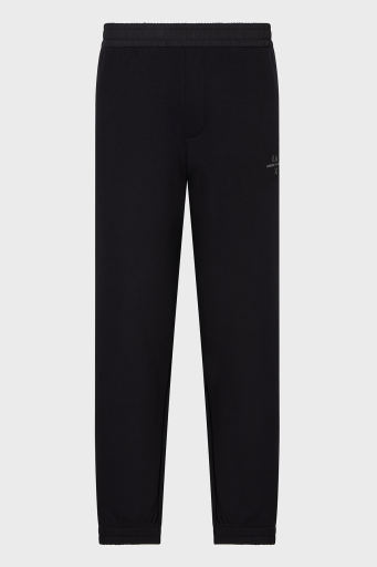 Armani Exchange Streç Pamuklu Regular Fit Normal Bel Lastikli Paça Jogger Erkek Pantolon XM000516 AF13047 MC105 SİYAH - 1