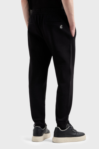 Armani Exchange Streç Pamuklu Regular Fit Normal Bel Ribanalı Paça Jogger Erkek Pantolon XM000373 AF10818 UC001 SİYAH - 3
