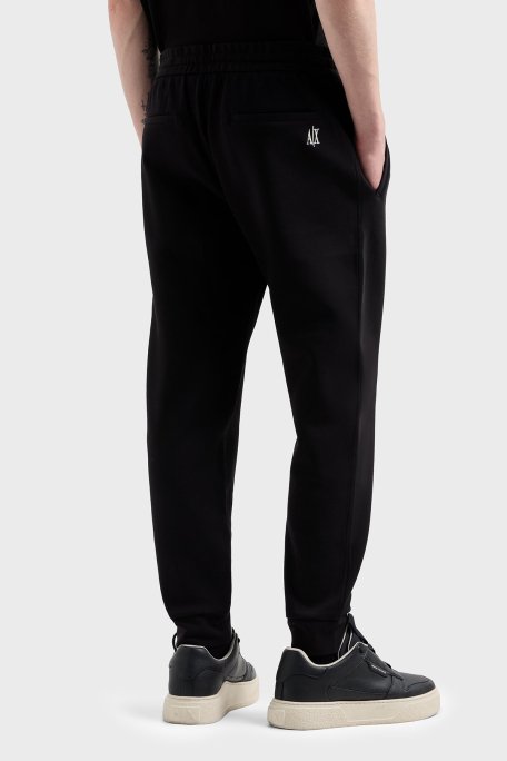 Armani Exchange Streç Pamuklu Regular Fit Normal Bel Ribanalı Paça Jogger Erkek Pantolon XM000373 AF10818 UC001 SİYAH - 3