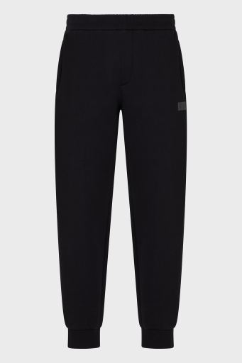 Armani Exchange Streç Pamuklu Regular Fit Normal Bel Ribanalı Paça Jogger Erkek Pantolon XM000744 AF13047 UC001 SİYAH - 1