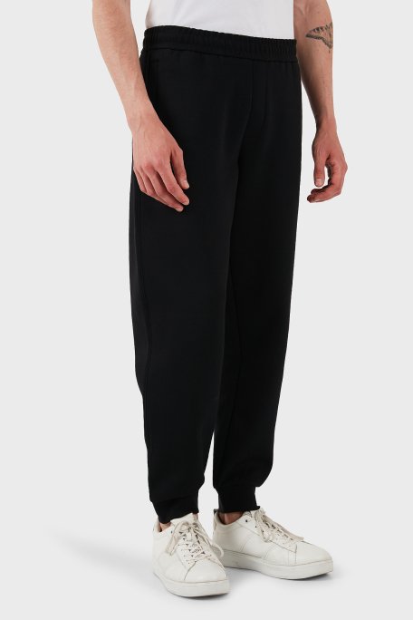 Armani Exchange Streç Pamuklu Regular Fit Normal Bel Ribanalı Paça Jogger Erkek Pantolon XM000744 AF13047 UC001 SİYAH - 5